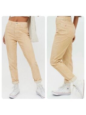 NWT BDG Urban Outfitters Corduroy High Rise Mom Pants Jeans Size 31 Brand New